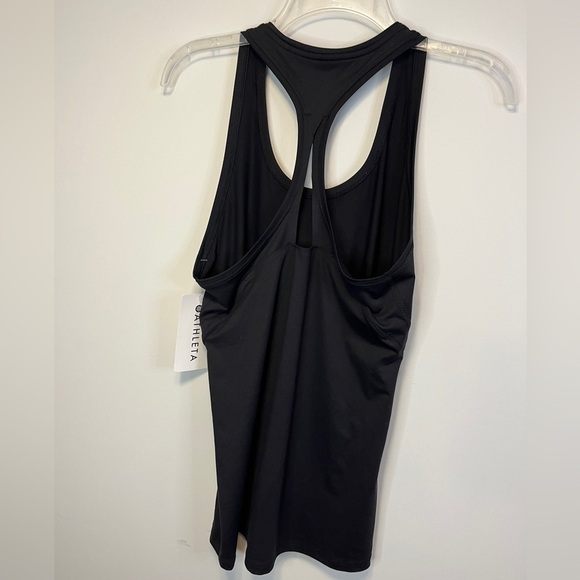 Athleta NWT Black Limitless Keyhole Tank Top Medium - Picture 6 of 10